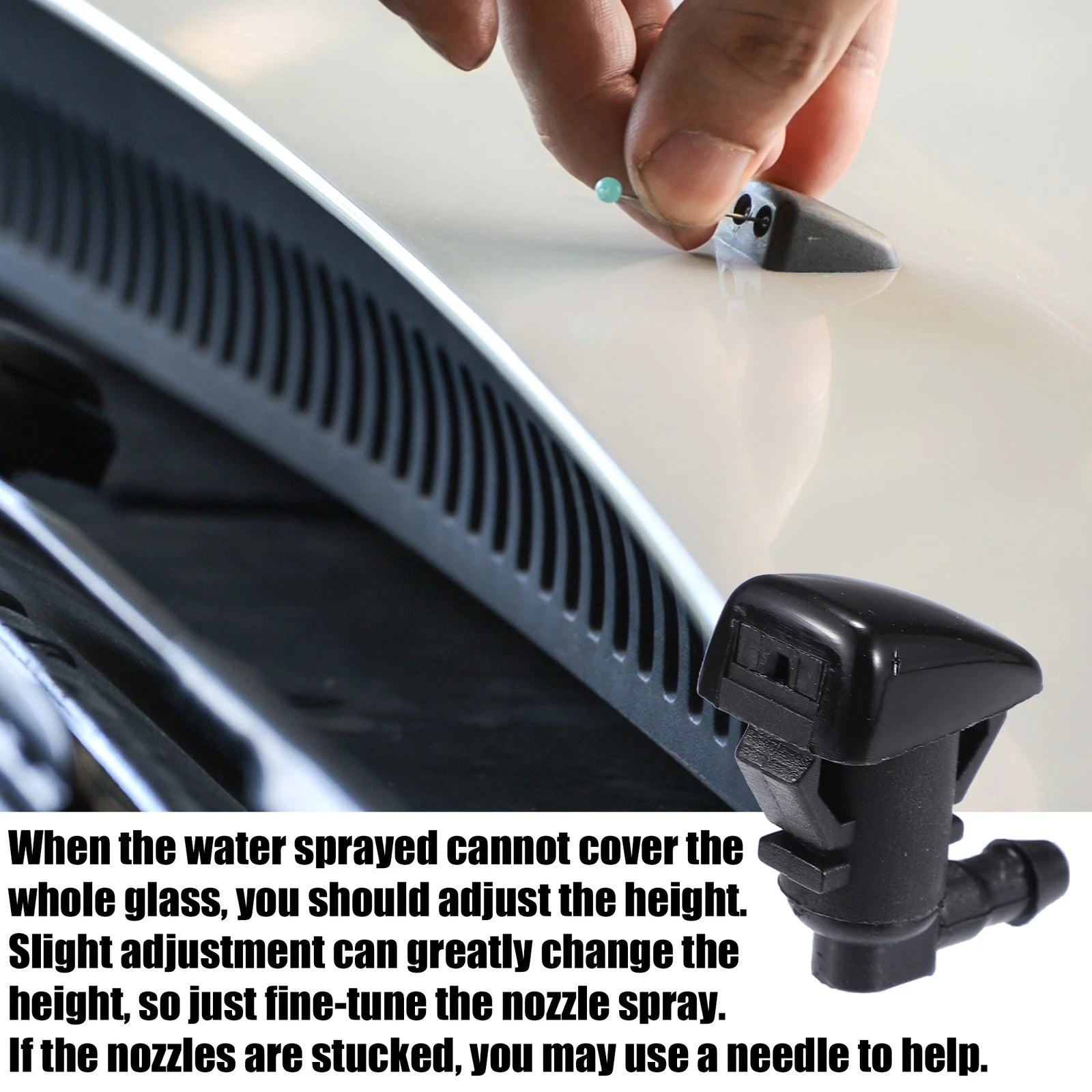 Windshield Washer Water Nozzle Replacement for Chevrolet Traverse (2009–2017)