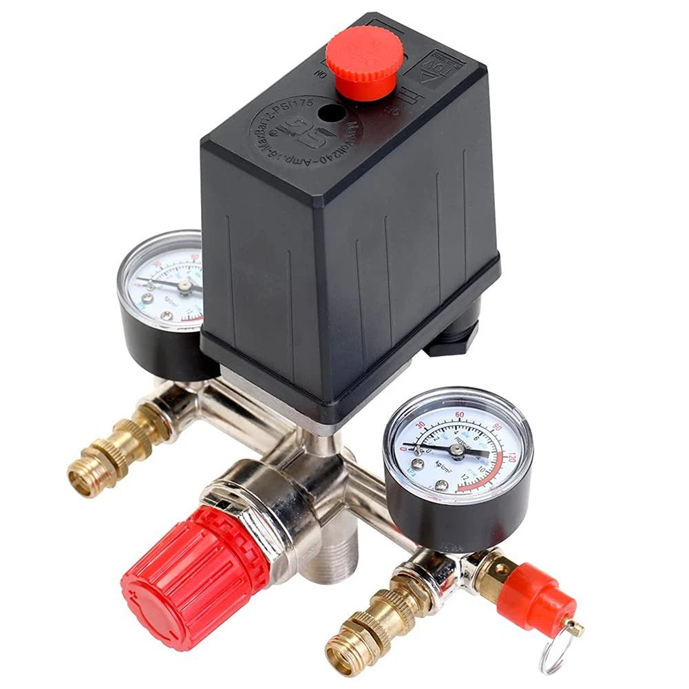 Bracket Assembly for Air Compressor Pressure Control and Stability