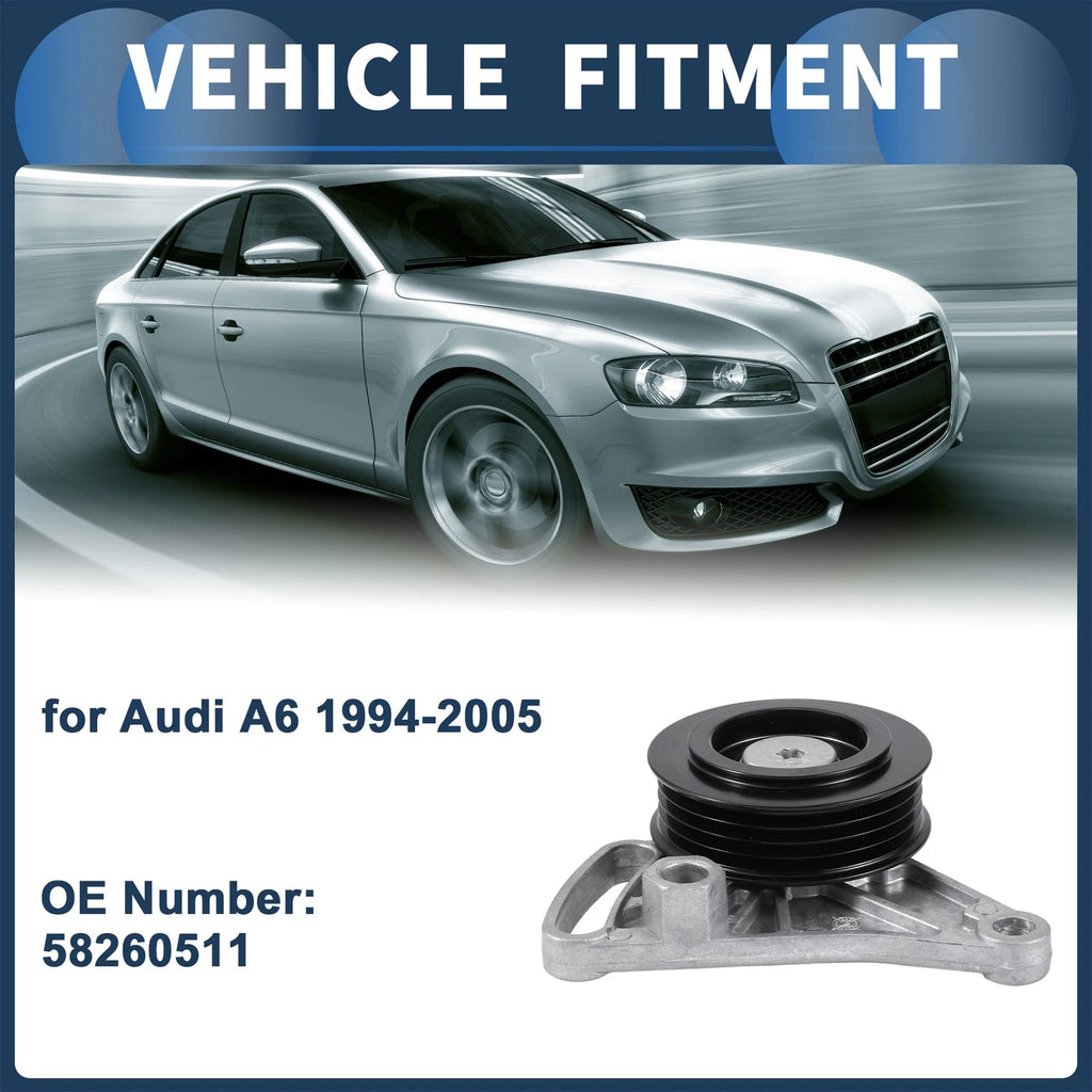Belt Tensioner Replacement for Audi A6 (1994–2005) Heavy Duty Metal