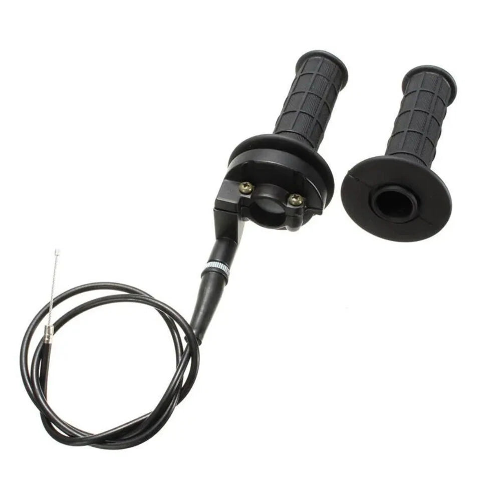 7/8" Twist Throttle Grip & Cable for Dirt Bike Quad ATV (50cc-125cc)