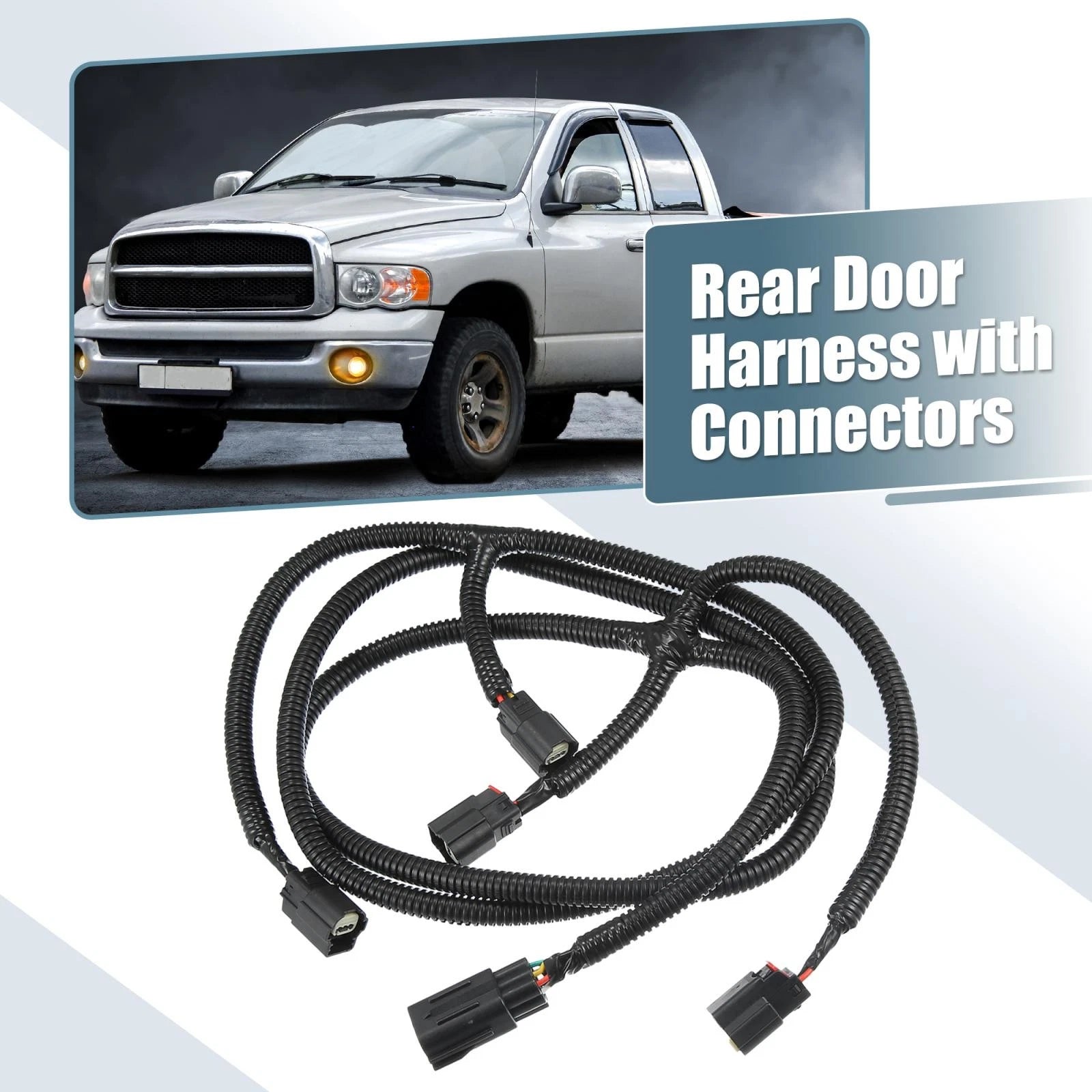 Rear Park Assist Wiring Harness Replacement for Dodge Ram 1500 2500 3500 (2013–2020)