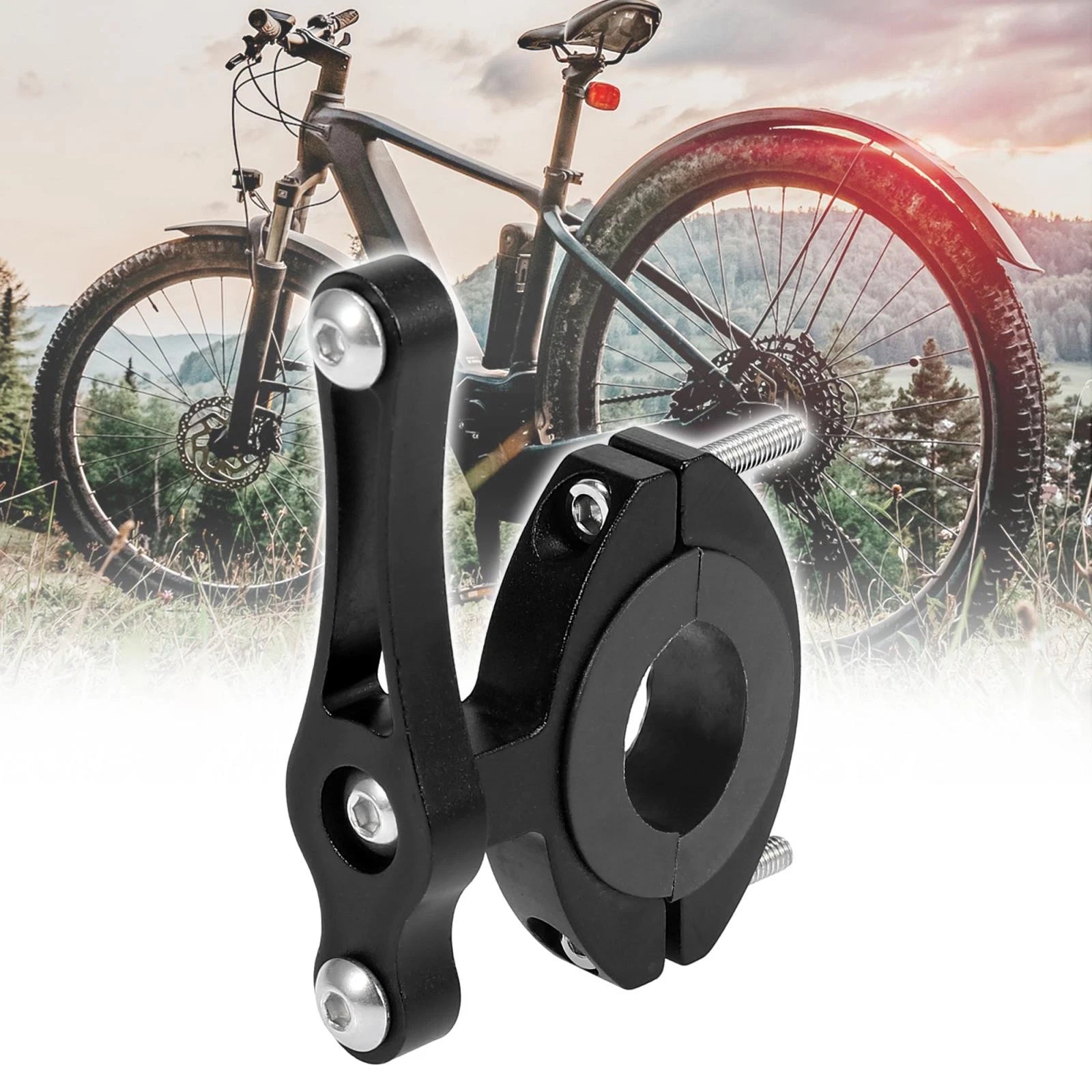Bicycle Bottle Holder Mount Adapter Universal Adjustable Double Screw