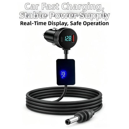 3-in-1 Car Power Cable for Mini (100W 30V 2A) Waterproof Design