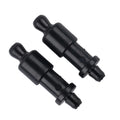 2X Plastic String Clips for Parcel Shelf Accessories (4.5x1.2cm) Black
