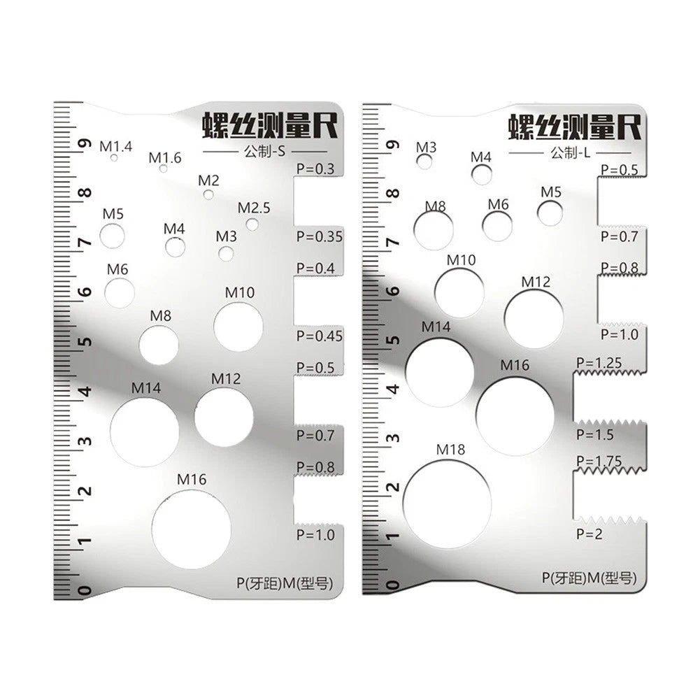 Pitch Measurement Gauge Screw Measuring Tool