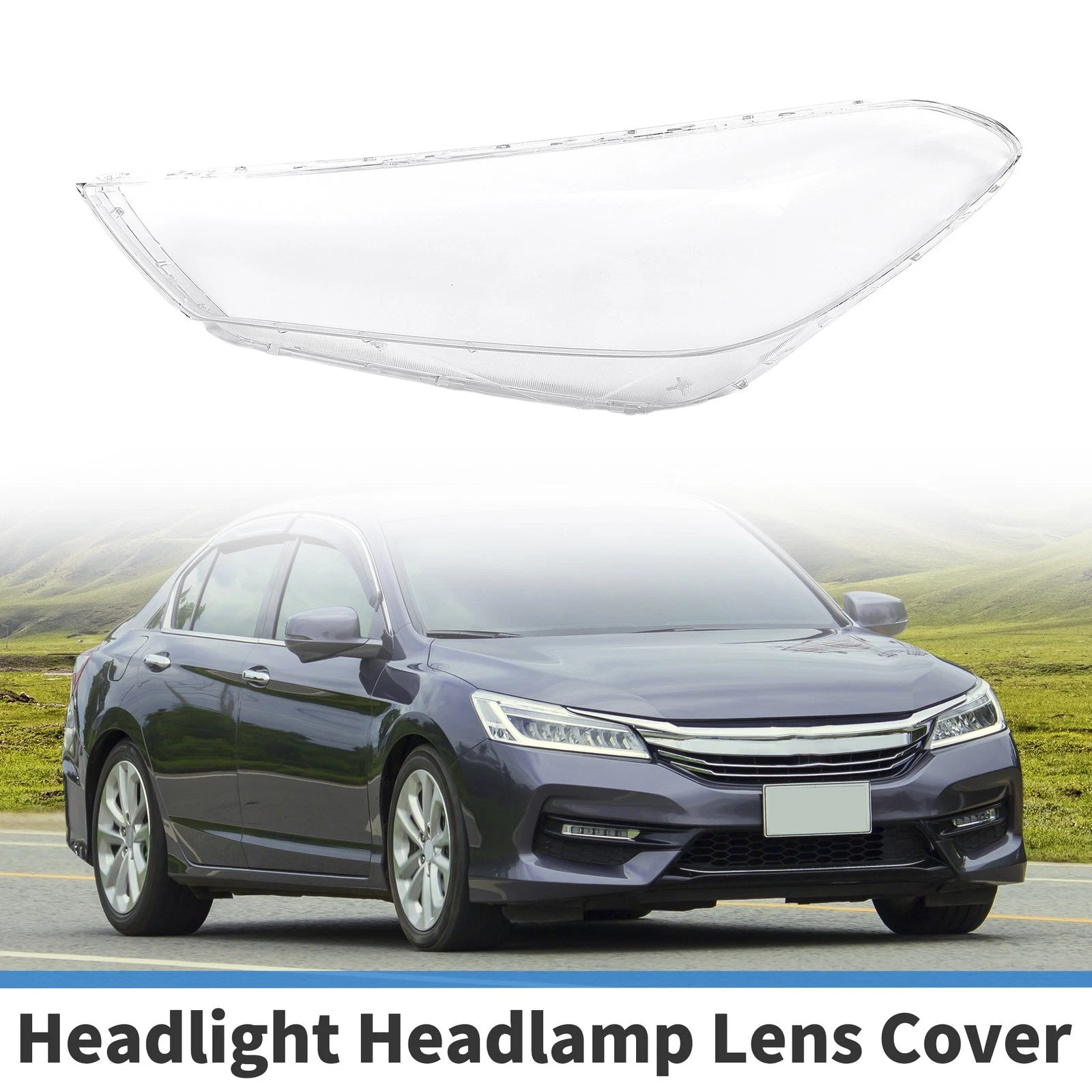 1 Pcs Front Left Headlight Lens Cover Replacement for Hyundai Tucson (2015–2018)