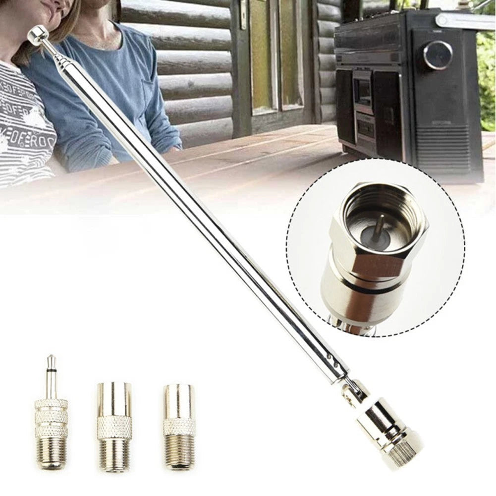 Telescopic Aerial for FM AM Radio Home Receiver (Indoor)