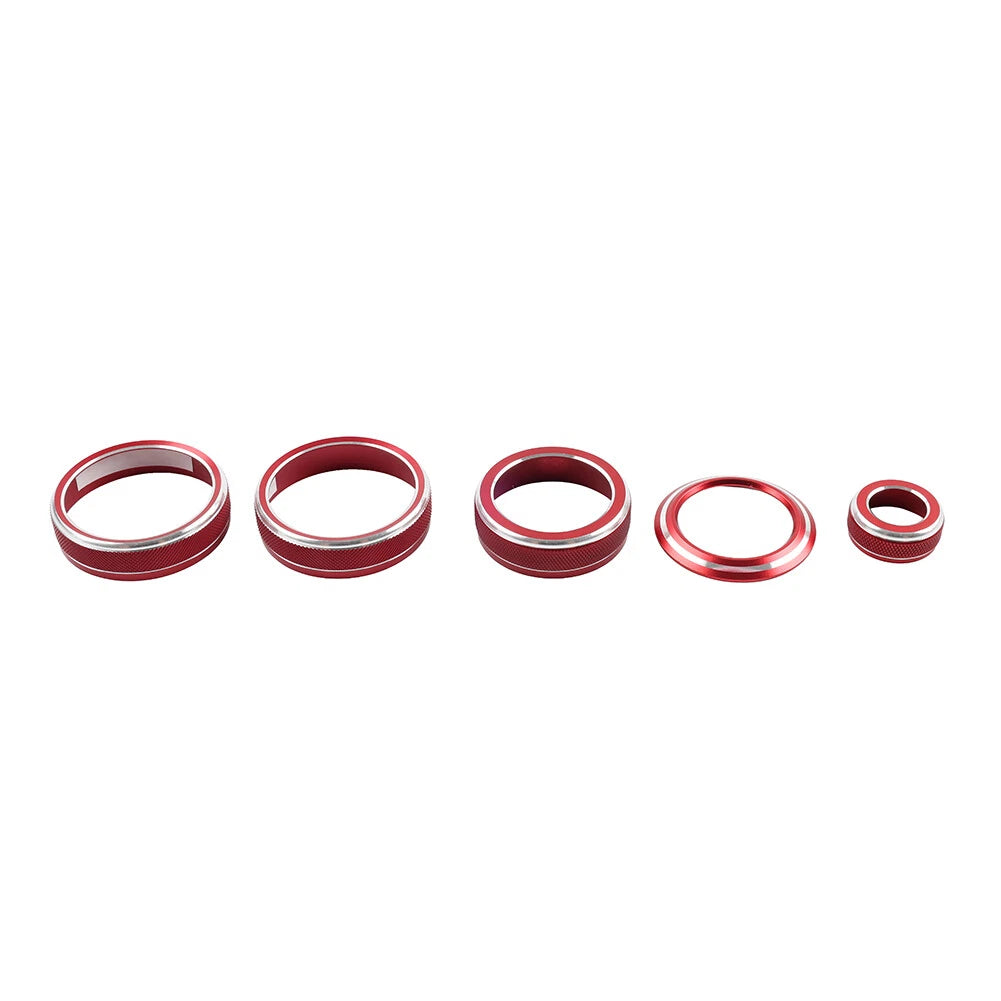 Red Console Volume AC Switch Button Ring for Lexus NX250 NX350h (2022–2024)