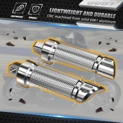 Chrome Foot Pegs for Harley Street Glide FLHX (2017–2024) 50345-04