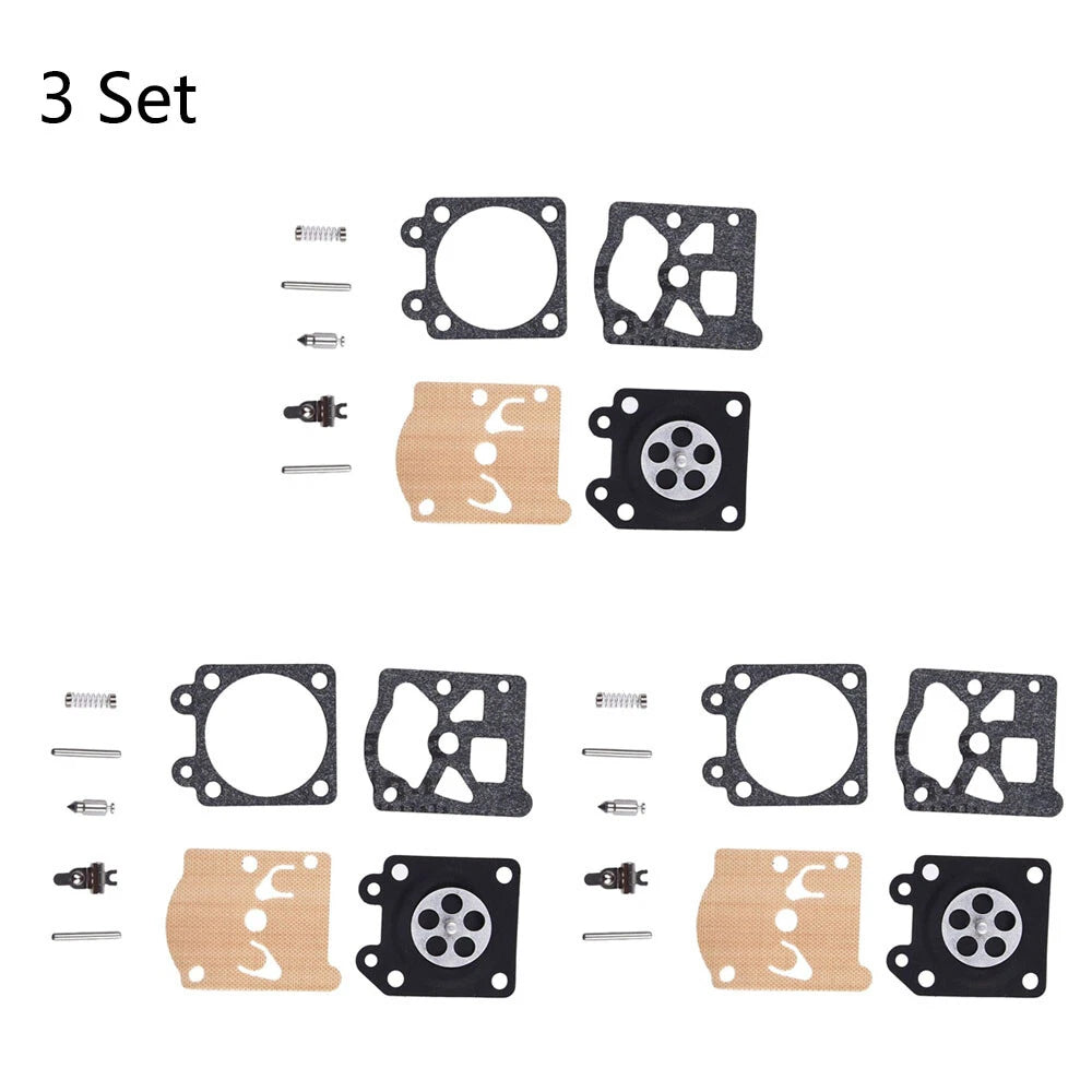 Set of 3 Carburetor Gasket Kits for Stihl 021 023 025 MS210 MS230 (Walbro K11-WAT)