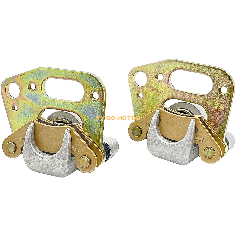 Front & Rear Brake Calipers with Pads for Polaris Worker 500 Sportsman 500 (1999)
