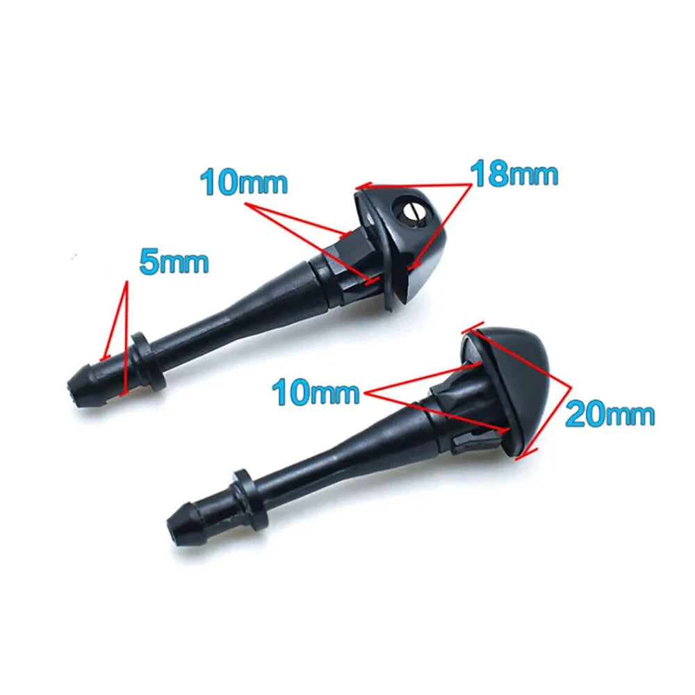 2Pcs Windshield Washer Nozzles 5207300-K00 for Great Wall Hover H2 H3 H5 (2005–2016)