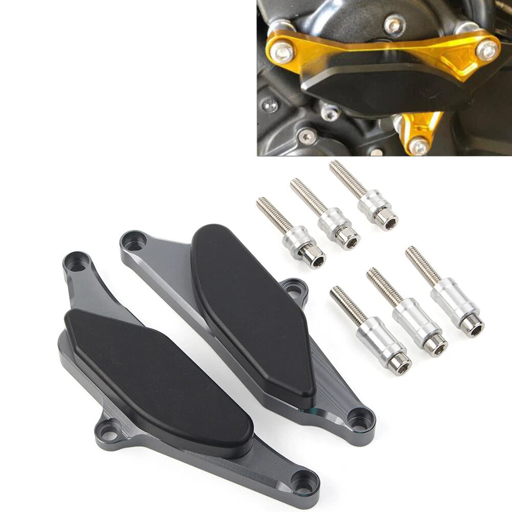 CNC Engine Slider Frame Crash Protector Pads for Yamaha Vmax 1700 (2009–2018)