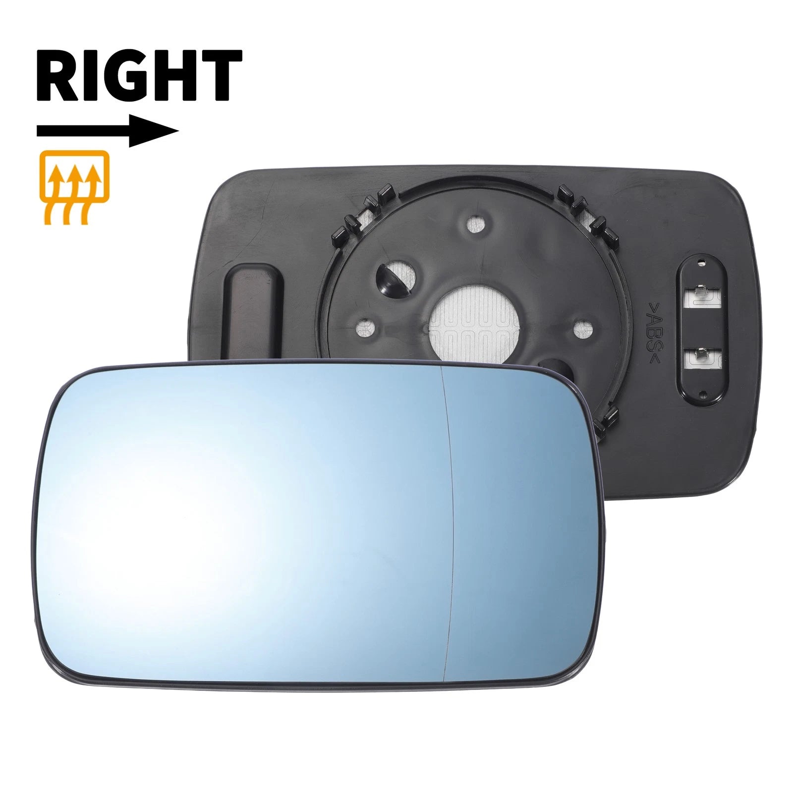 Right Side Heated Blue Mirror Glass for BMW 3 Series E30 (1982–1994)