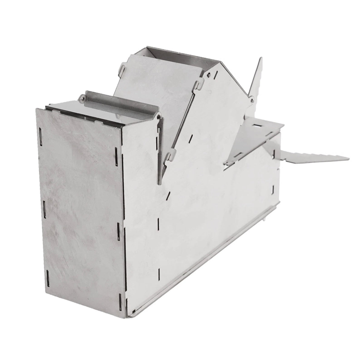 Foldable Camping Wood Stove for Outdoor Use (Collapsible, Stainless)