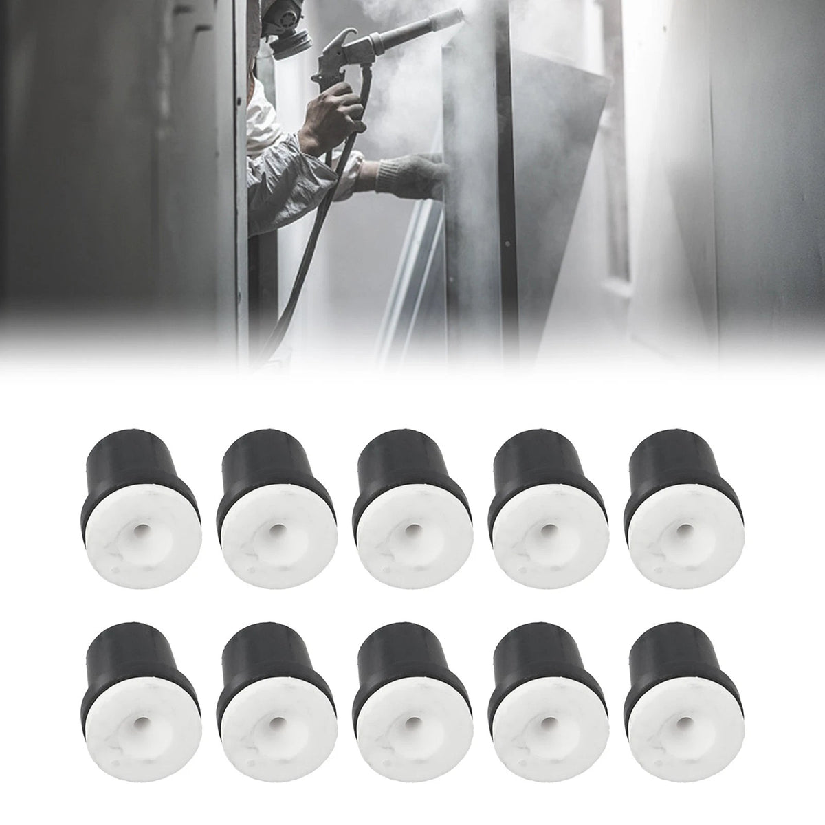 10pcs Sandblaster Nozzles for 5 Gallon Sandblasting Tanks (No Part Numbers)