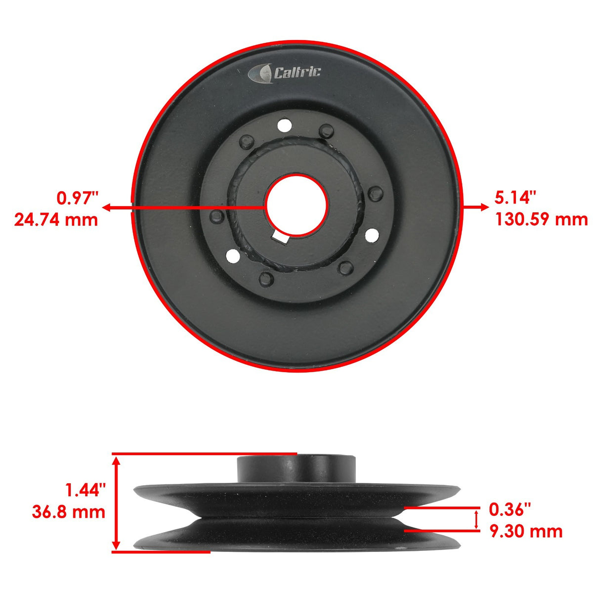 Deck Spindle Pulley 36 Inch Replacement for Bad Boy Walk Behind (2017–2023)