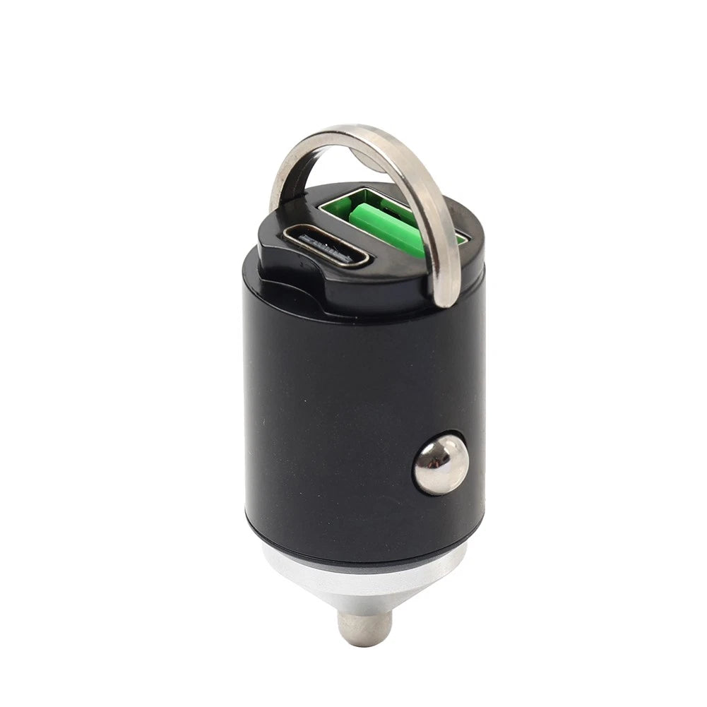 2X USB Type C Charger Socket Adapter for Universal Cars (Fast Charging)