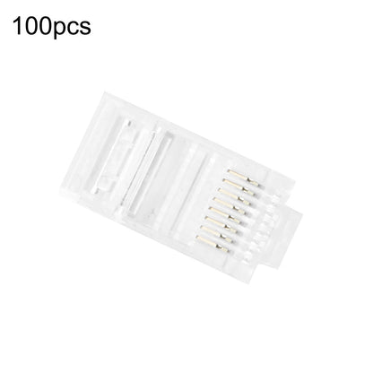 100PCS RJ45 8P8C CAT5e Network Modular Plug Connector