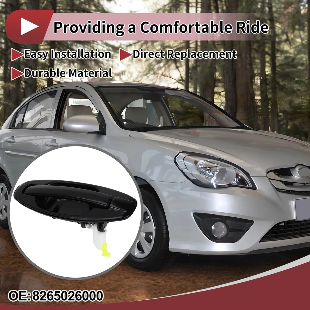 Car Exterior Door Handle Replacement for Hyundai Santa Fe Rear Right (2006–2012)