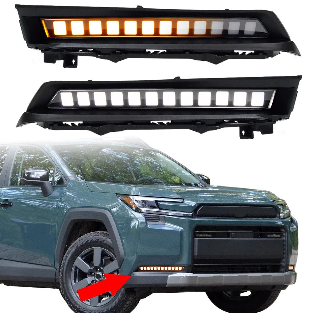 Front Bumper LED DRL Daytime Running Lights for Toyota RAV4 (2026–2026)