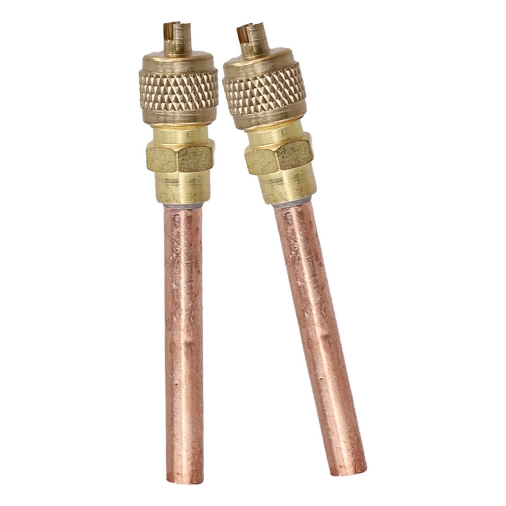2pcs Copper Valves for Refrigeration and Air Conditioning