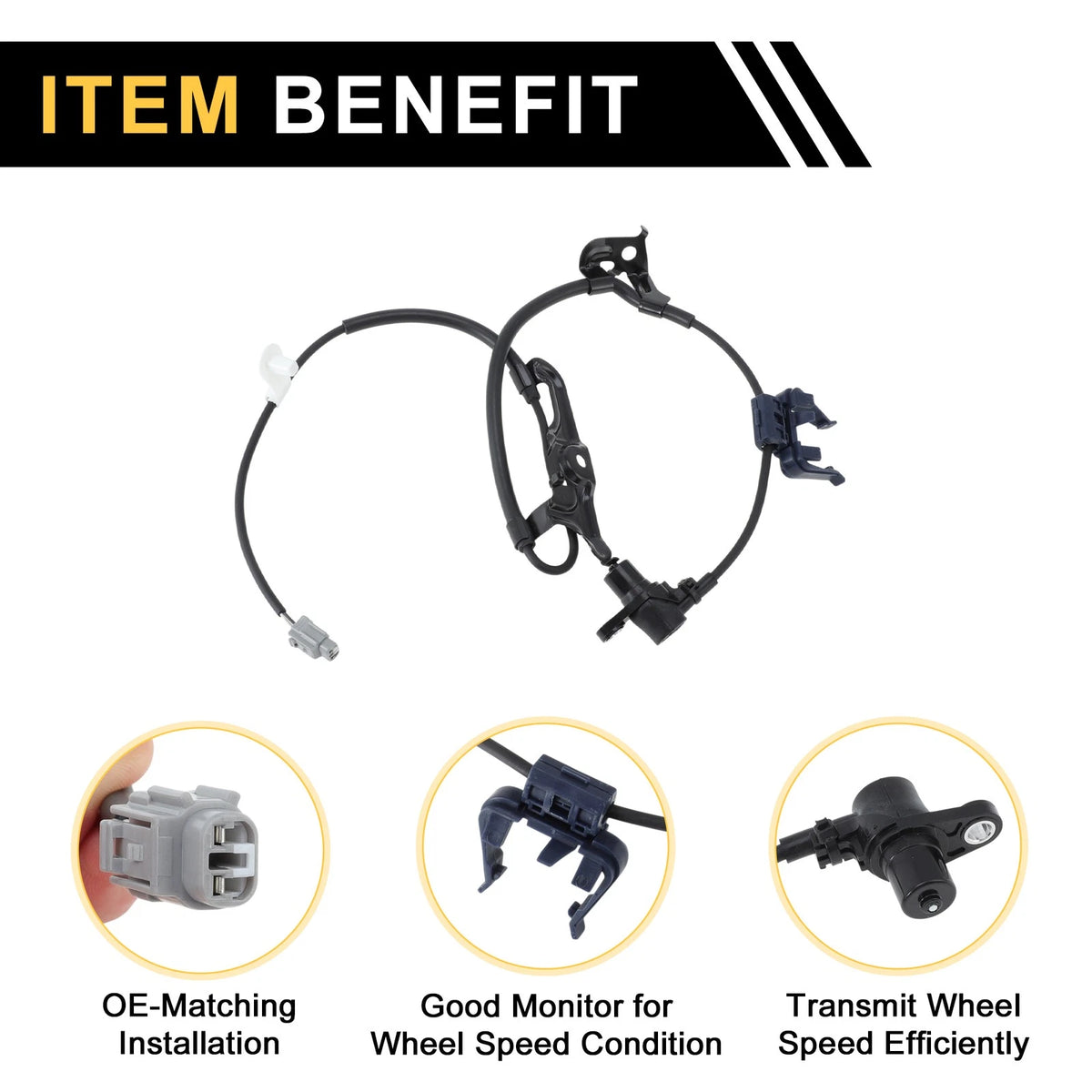 ABS Wheel Speed Sensor No. 8954306010 for Toyota Hilux (2005–2015)