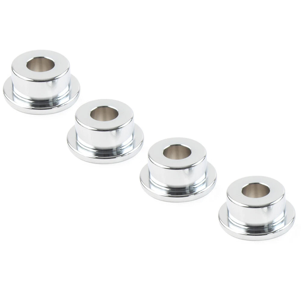 Handlebar Riser Bushings for Harley Dyna Wide Super Glide Softail (2006–2023) Chrome