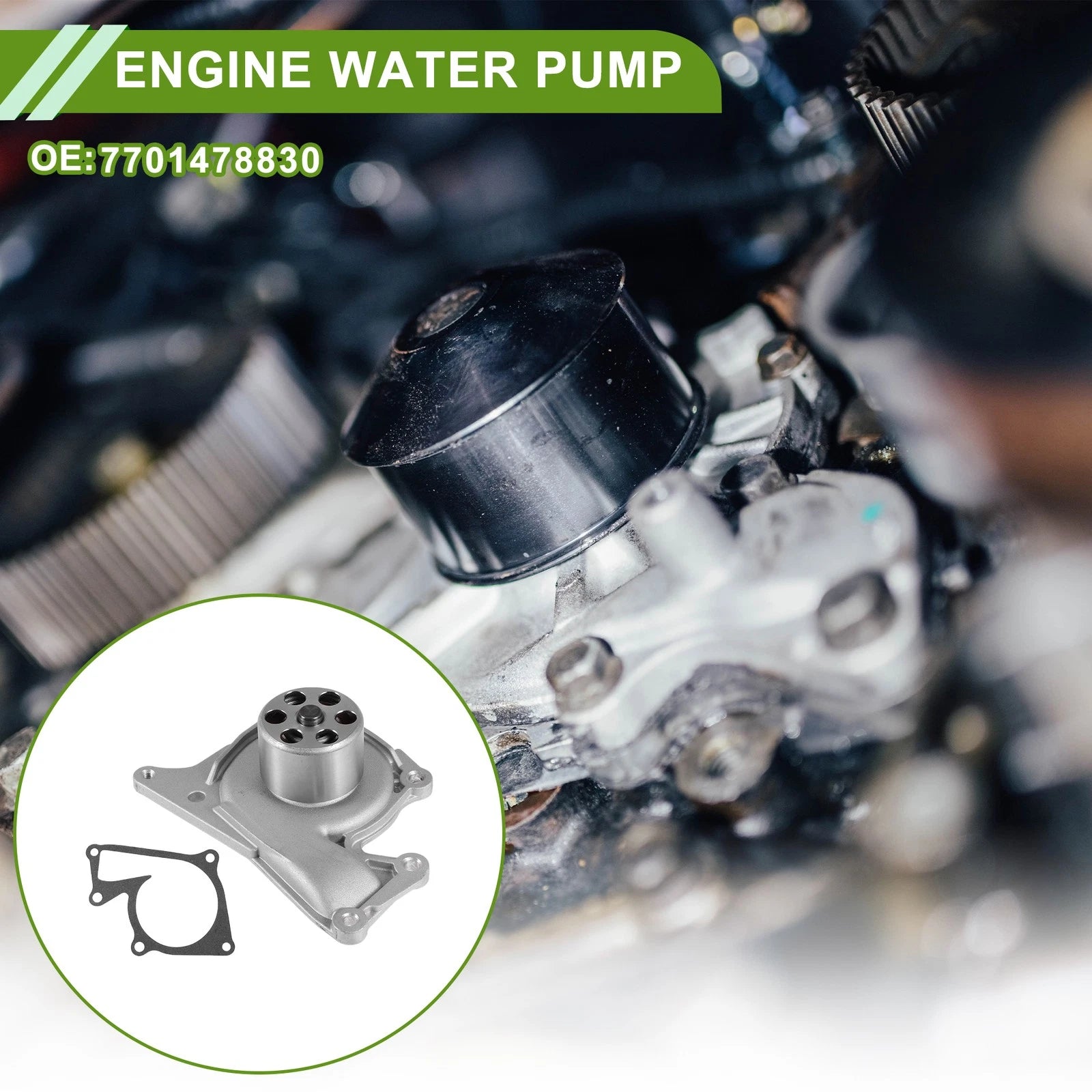 Engine Water Pump for Renault Captur (2013–2023) No. 7701478830