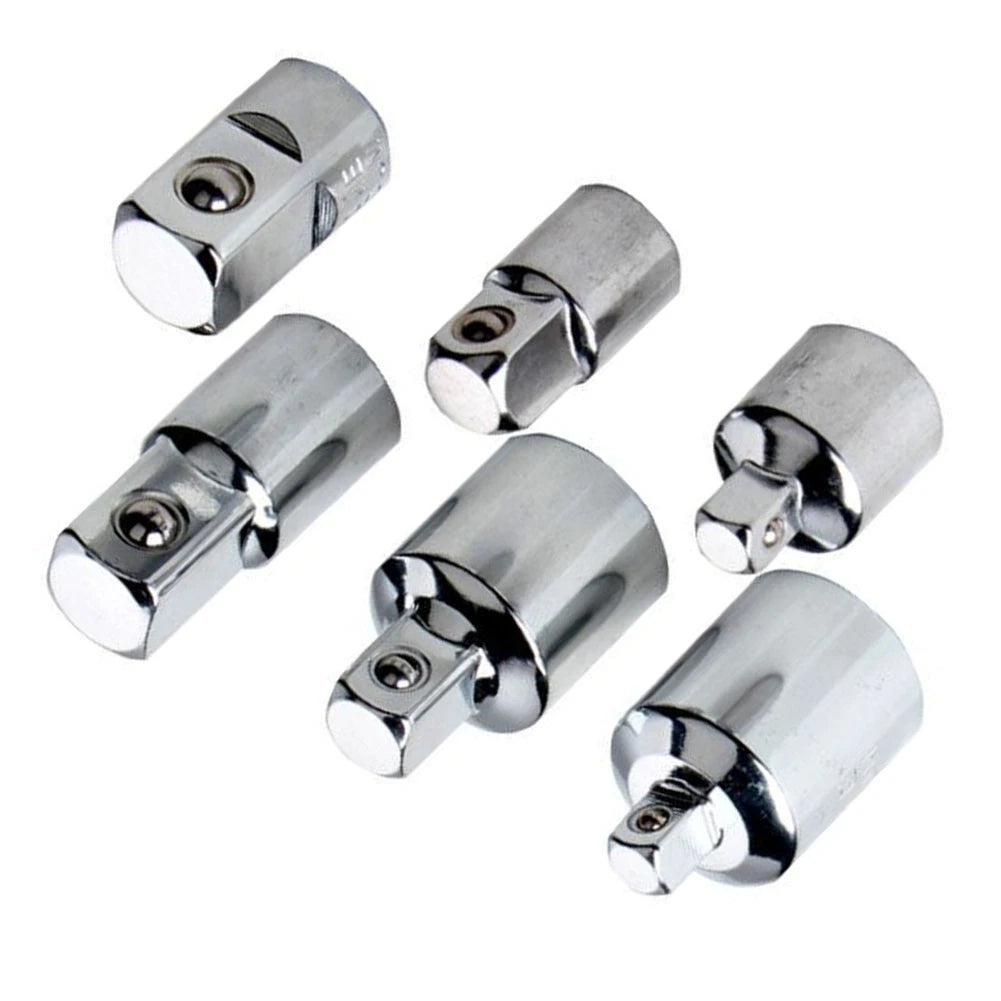 Ratchet Wrench Socket Converter Sleeve Set of 6 for Tool Compatibility