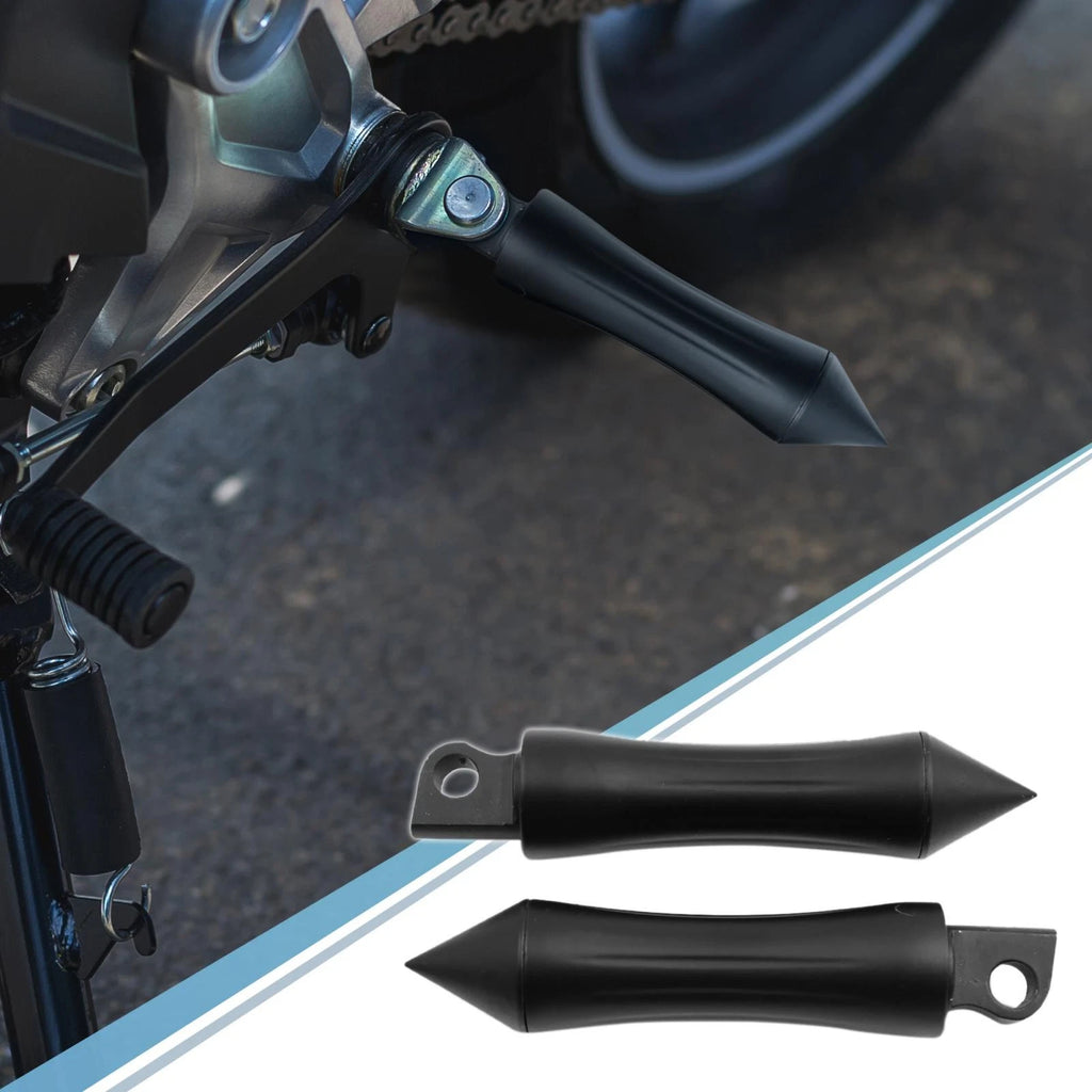 Rearset Footpeg Pair 10mm Aluminum Alloy for Motorcycle (2000–2025)