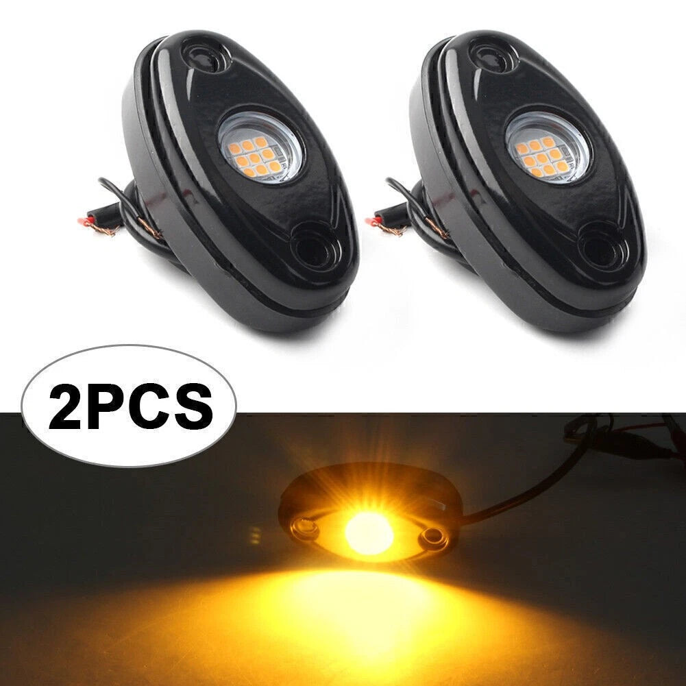 2X LED Rock Light Pod for Jeep Offroad Truck
