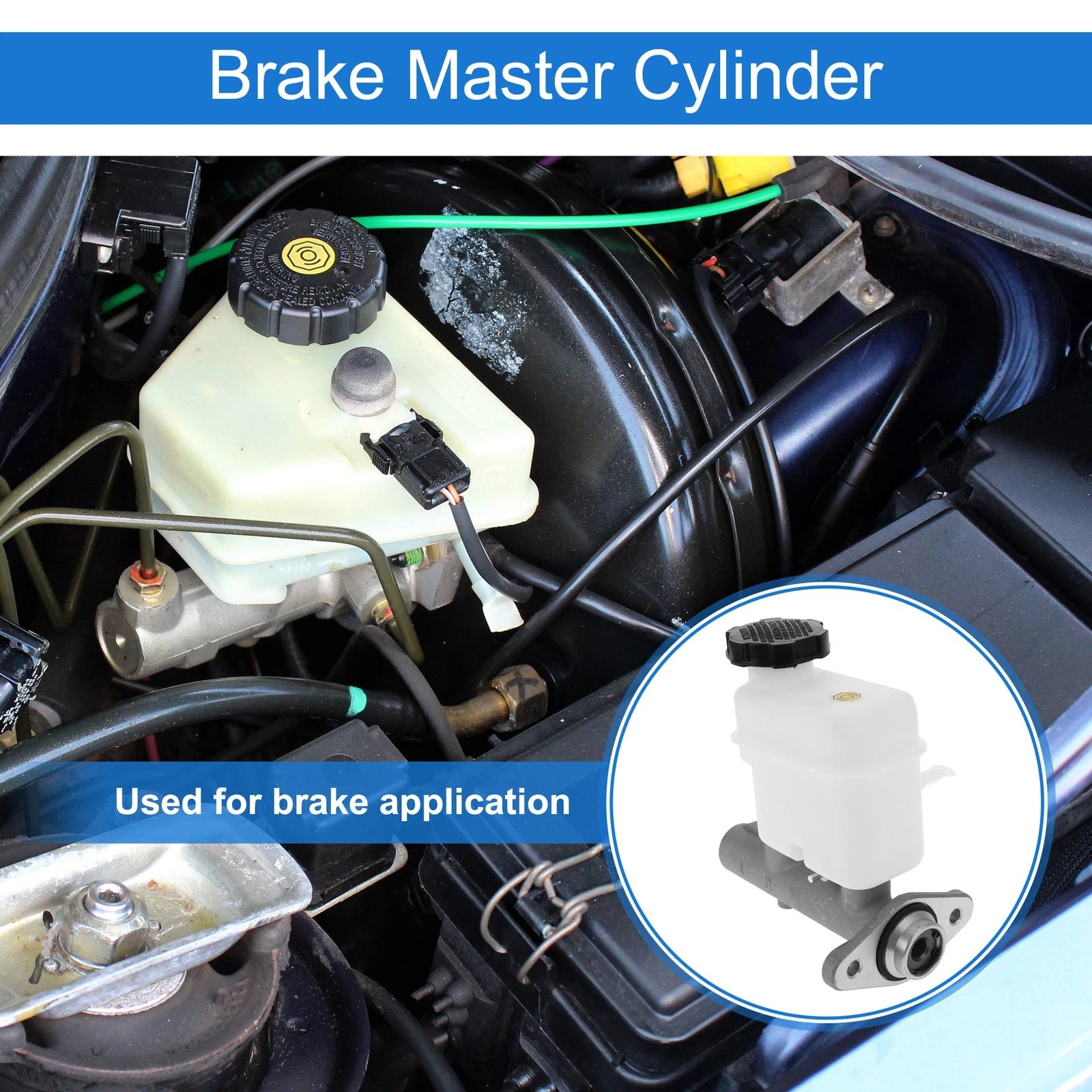 Brake Master Cylinder with Reservoir Replacement for Hyundai Sonata (2006–2008)