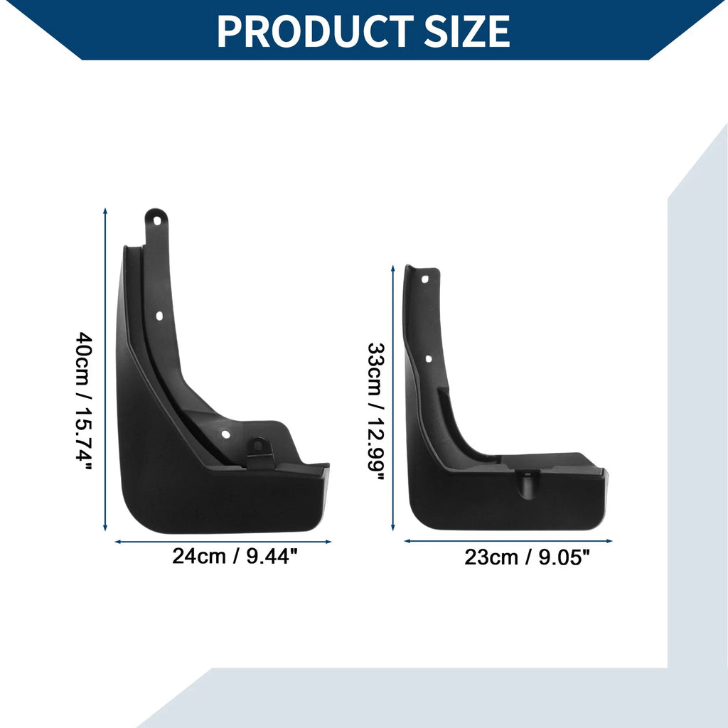 Mud Flaps Splash Guards 1 Set Front for BMW 5 Series (2024–2024)