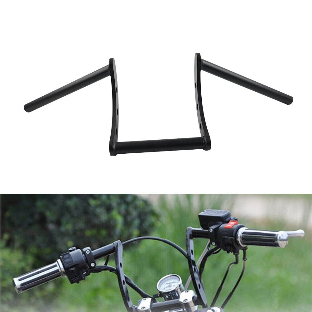 7/8" Z Bar Drag Handlebars for Harley, Honda, Chopper, Cruiser, Bobber