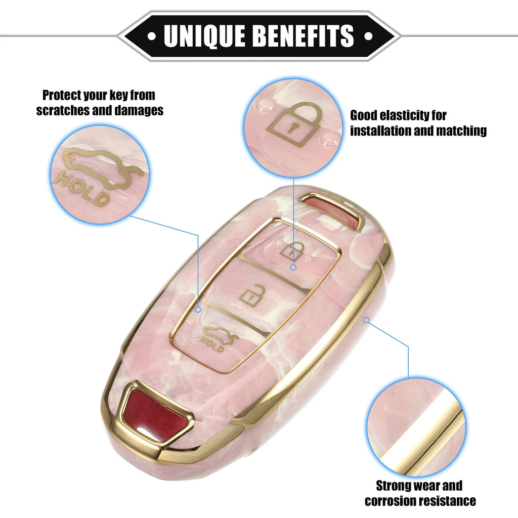 Key Fob Cover Replacement for Hyundai Accent Tucson (2000–2021)