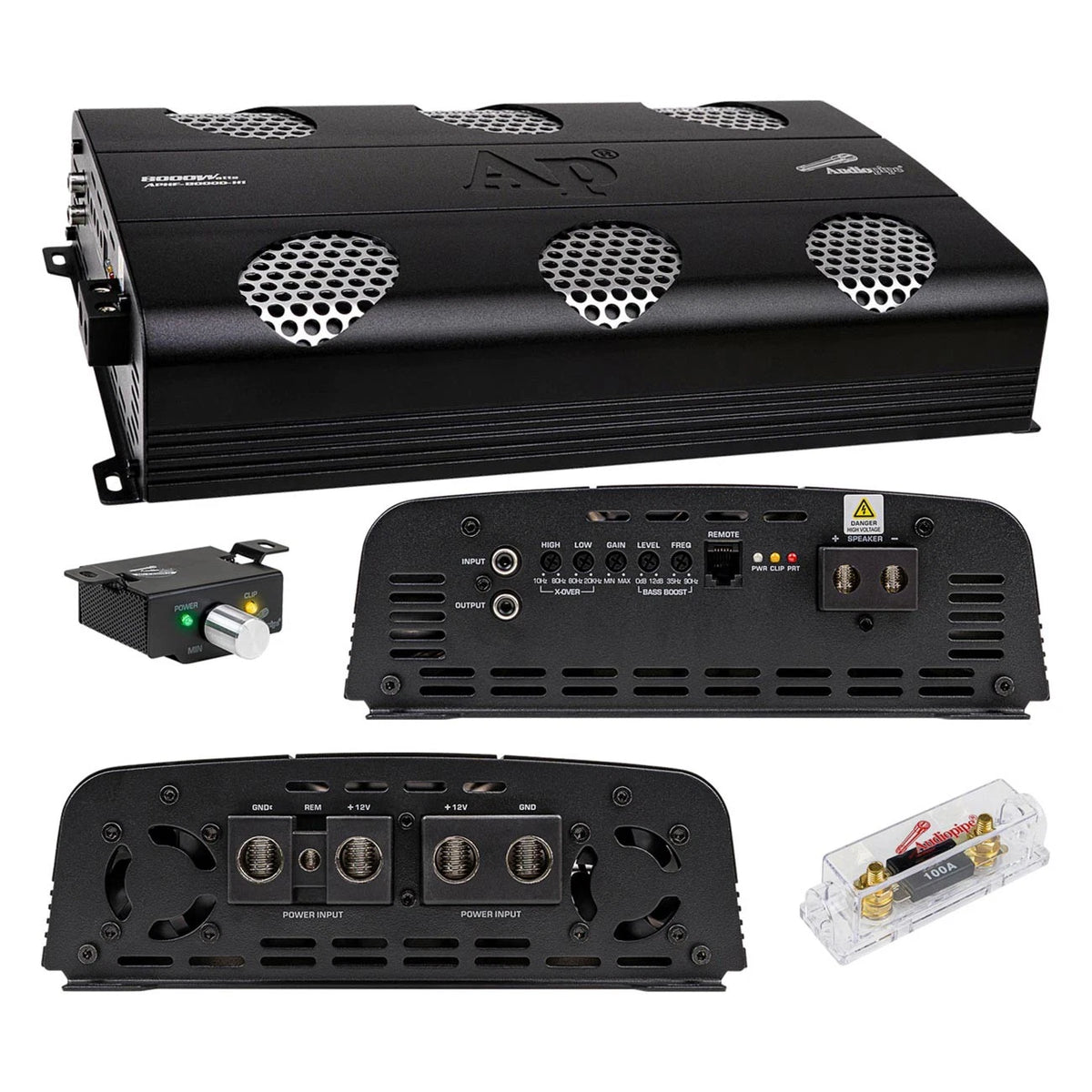 Audiopipe Class D Monoblock Amplifier 8000 Watts APHF8000DH2