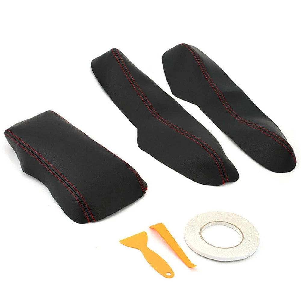 Leather Center Armrest Box Cover for Honda Civic (2016–2018)