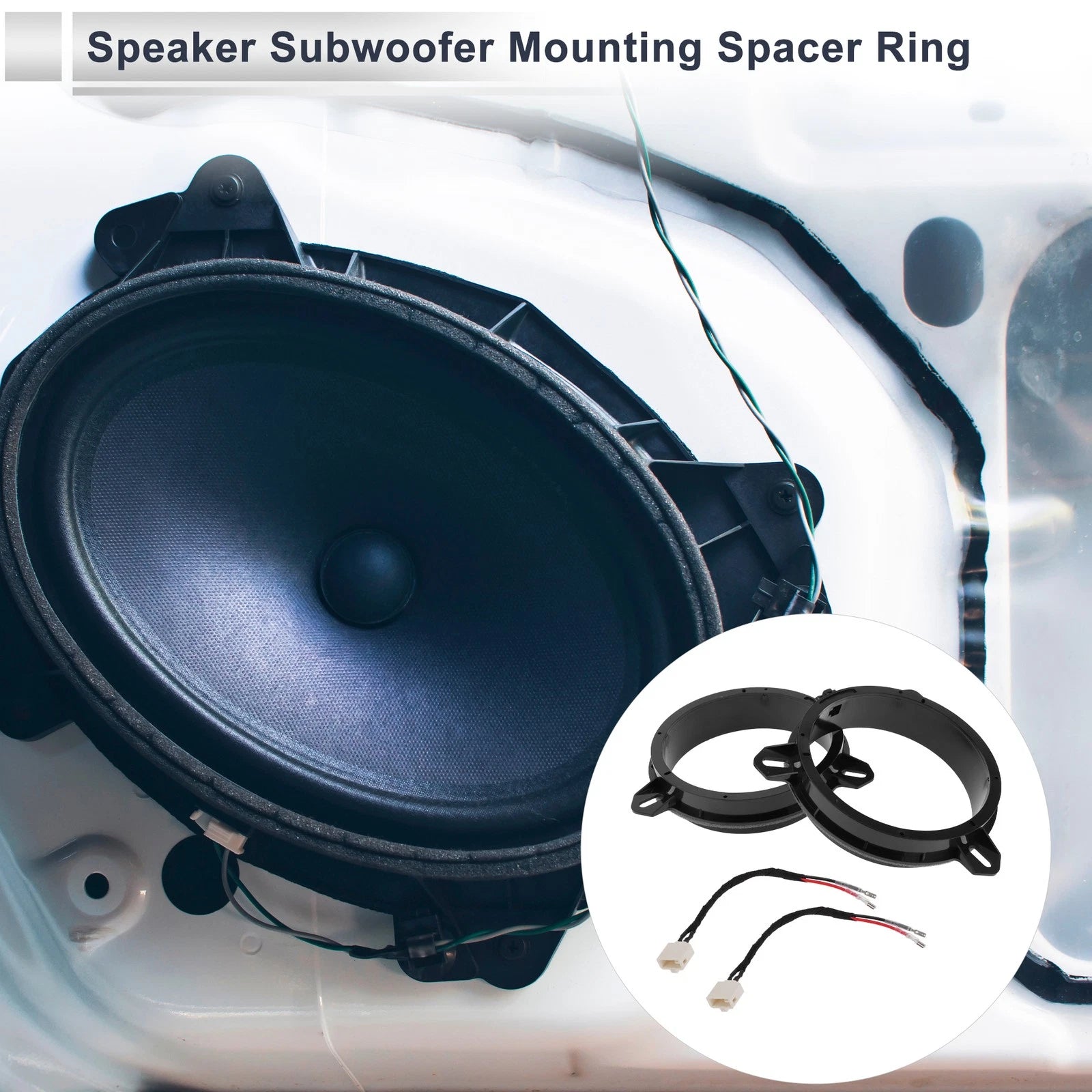 Speaker Spacer Ring Adaptor for Toyota (2000–2012) 6.5"