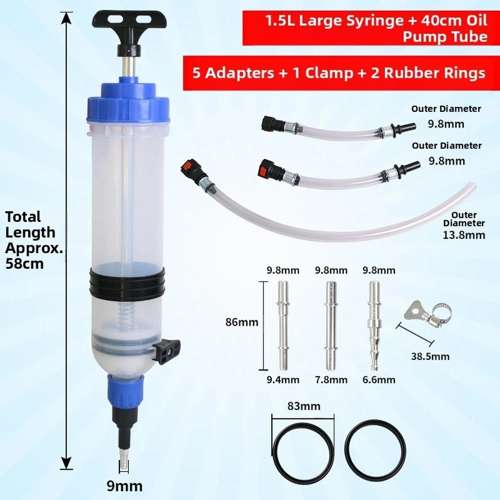 15L Manual Fuel Transfer Pump with Rotary Switch and Leak Proof Design