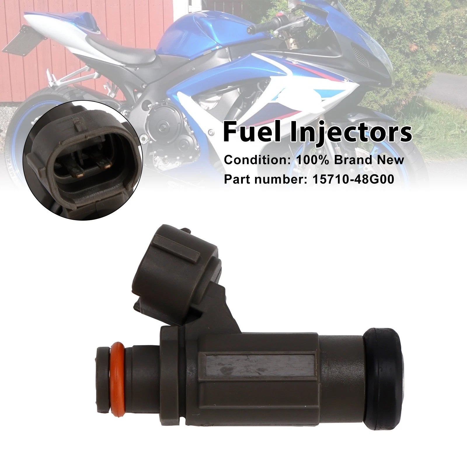 Fuel Injectors 15710-48G00 for Suzuki Boulevard M109R C109R M90 GSX-R600 (2006–2023)