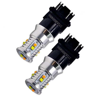 2X LED Turn Signal Lights Switchback 3157 for Chevy Silverado 1500 (1999–2013)
