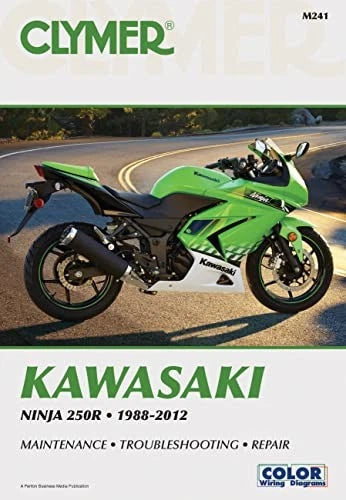 Clymer Service Manual for Kawasaki Ninja 250R (1988–2012)