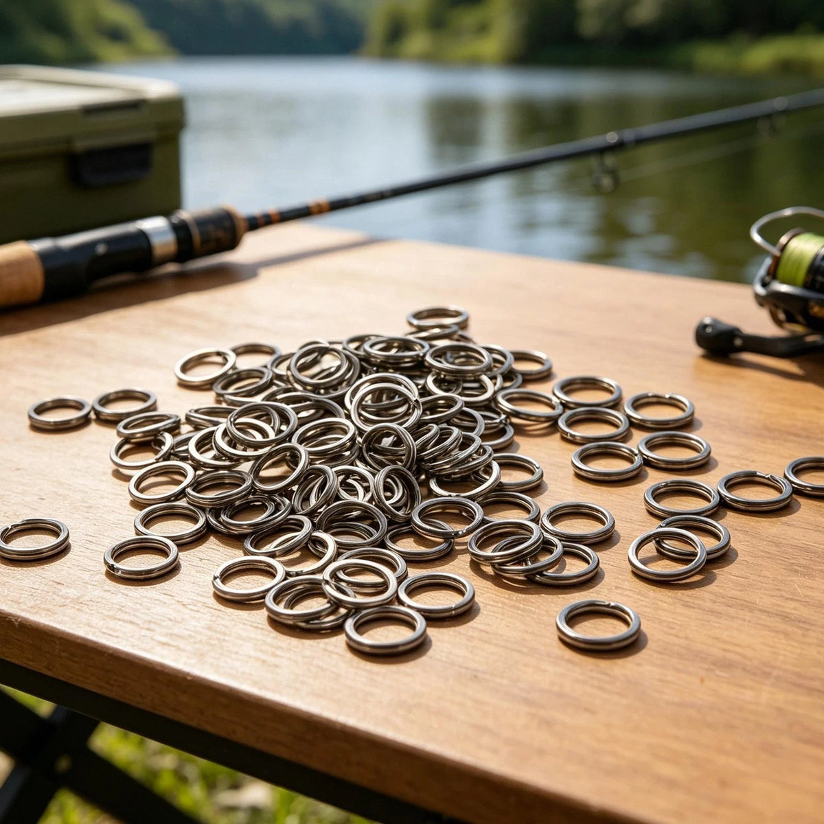 Fishing Hook Connection Ring Set of 9 - 304 Stainless Steel