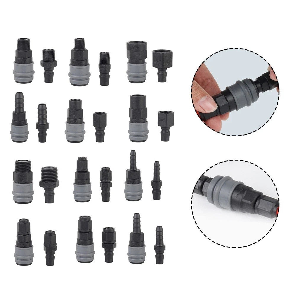 Pneumatic Self Locking Connector for Various Applications