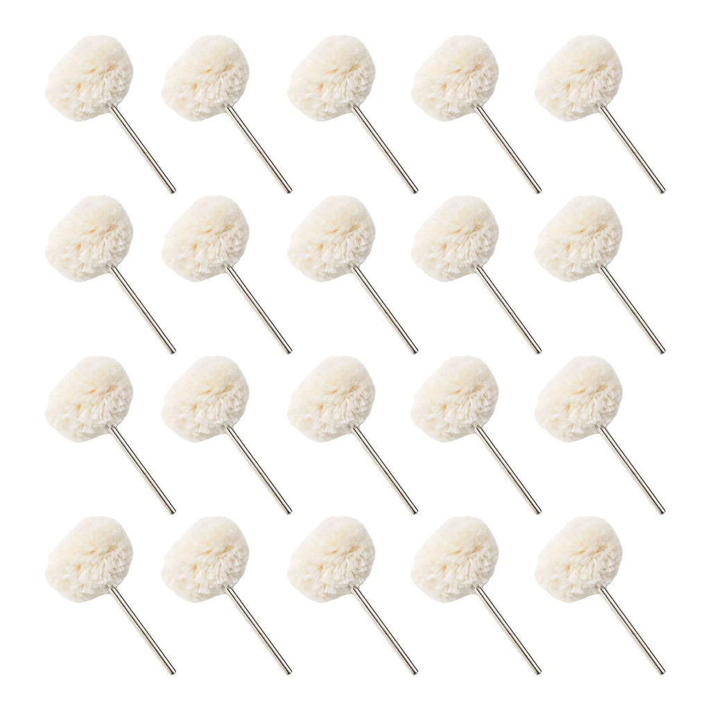 20pcs Wool Polishing Wheel for Rotary Tools Accessories