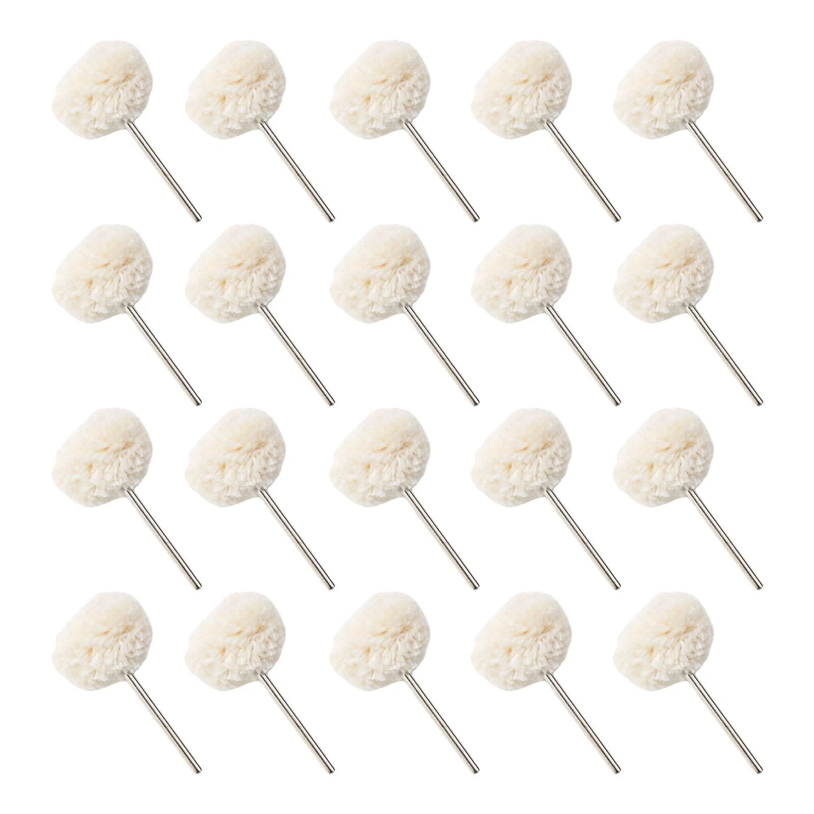 20pcs Wool Polishing Wheel for Rotary Tools Accessories