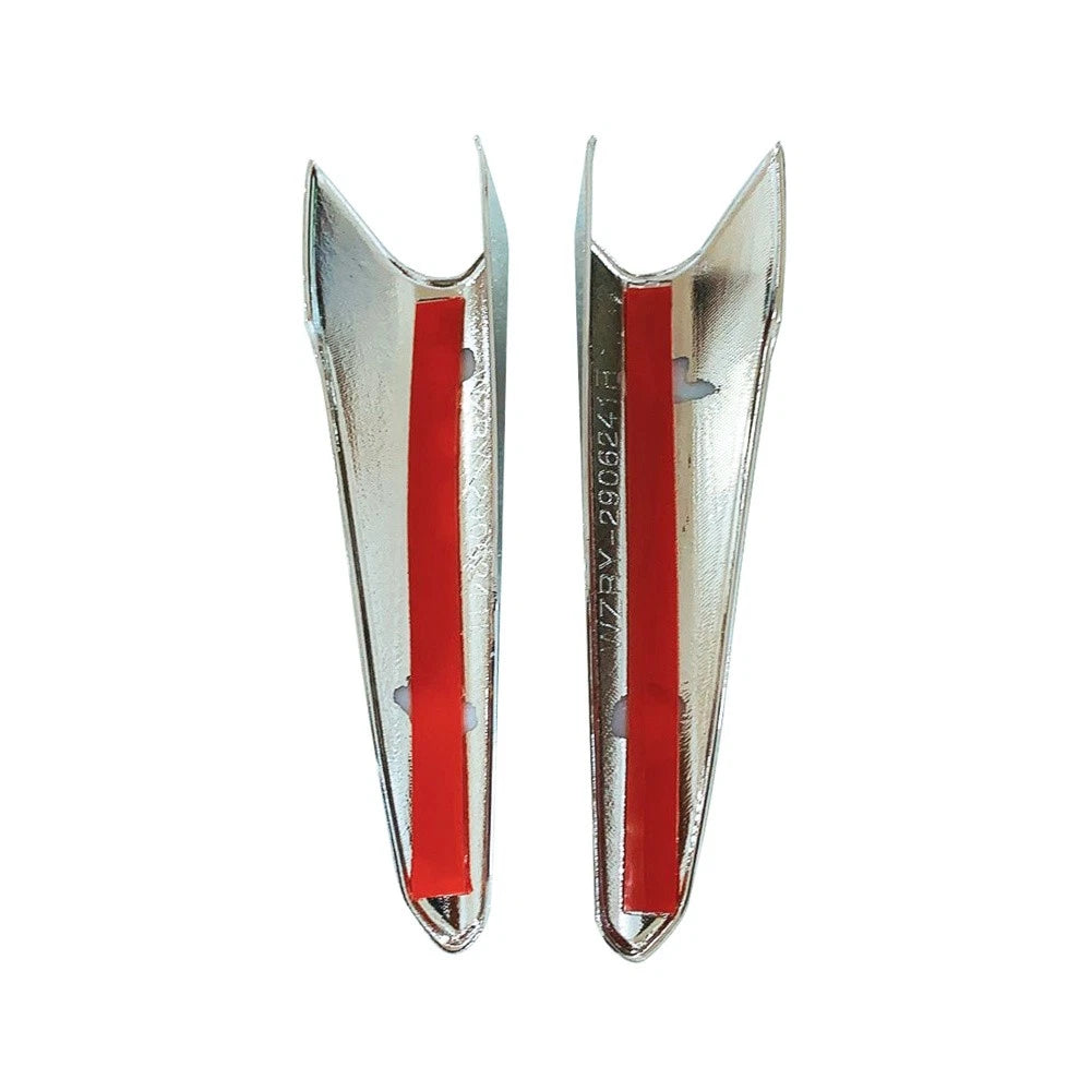 Pair Chrome Fog Light Lamp Molding Trim For Mazda 3 2017-2018 Front Left & Right