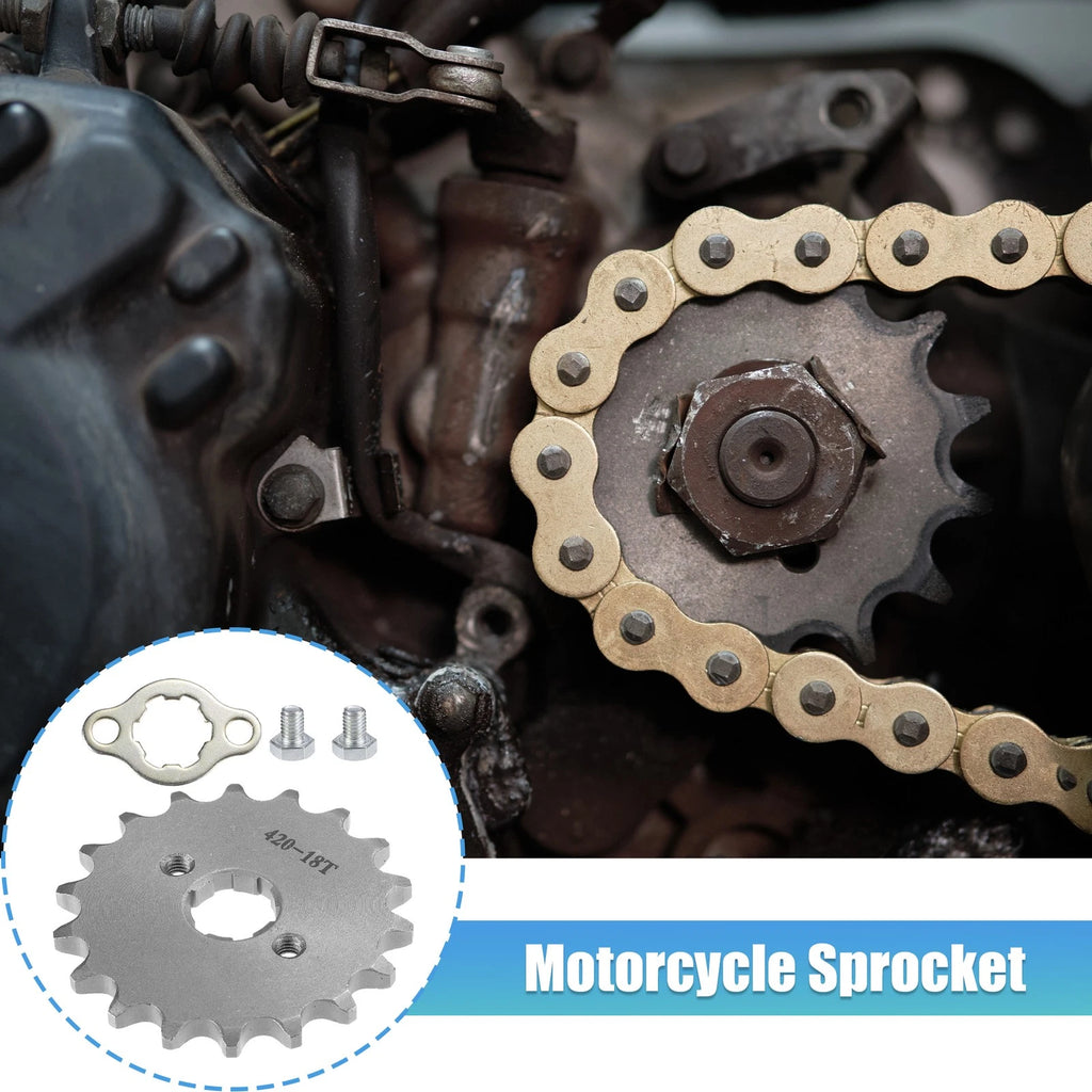 Front Engine Sprocket Set 420 18T 20mm ID for Pit Bike ATV Dirt (2000–2024)