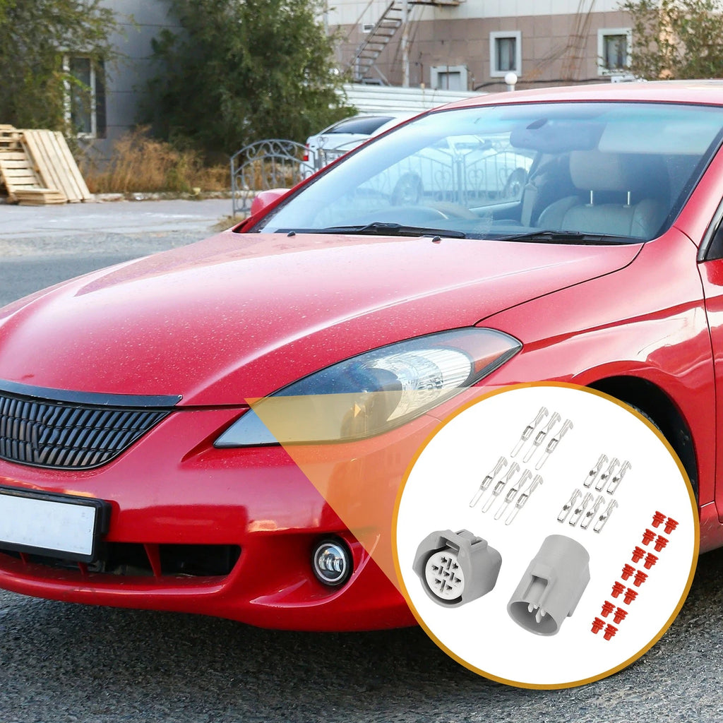 7 Pin Waterproof Headlight Connector Plug Set for Toyota Lexus (2005–2025)